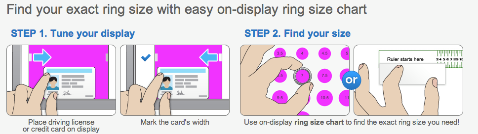 Ring Size Chart App
